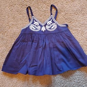 NWT embroidered tank top